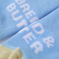 Chaussettes The Wonderful Socks Bubba Bleu Jaune -Vélo Rabais Boutique TWS BBB 5