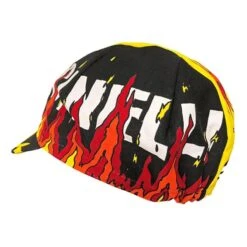 Casquette Cinelli Ana Benaroya Fire Jaune Multicolore -Vélo Rabais Boutique ci firecap 003