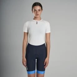 Cuissard Sans Bretelles Finisseur Core Bleu Femme -Vélo Rabais Boutique fns c059ss2004 04 010