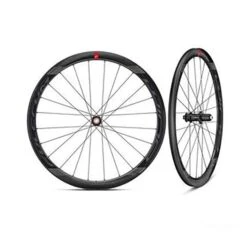 Paire De Roues Fulcrum Wind 40 C19 Disc Brake Essieu Avant 12/100 Mm - Arrière 12/148 Mm Noir
