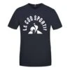 T-shirt Le Coq Sportif Bat Nº2 Manche Courte Noir Blanc