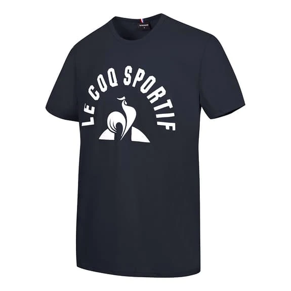 T-shirt Le Coq Sportif Bat Nº2 Manche Courte Noir Blanc 3 T-shirt Le Coq Sportif Bat Nº2 Manche Courte Noir Blanc – Image 3