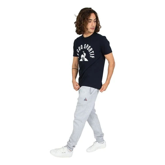 T-shirt Le Coq Sportif Bat Nº2 Manche Courte Noir Blanc 4 T-shirt Le Coq Sportif Bat Nº2 Manche Courte Noir Blanc – Image 4