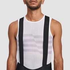 Maillot De Corps MAAP Emblem Team Bretelles Blanc -Vélo Rabais Boutique map mbl053 wht 005