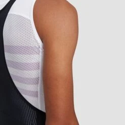 Maillot De Corps MAAP Emblem Team Bretelles Blanc -Vélo Rabais Boutique map mbl053 wht 006