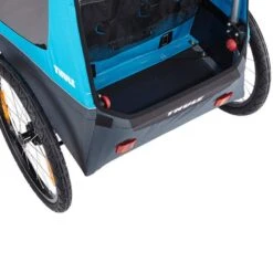 Remorque Thule Chariot Coaster 2 XT + Vélo + K Conduite Bleu Noir -Vélo Rabais Boutique th10101806 3