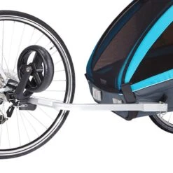 Remorque Thule Chariot Coaster 2 XT + Vélo + K Conduite Bleu Noir -Vélo Rabais Boutique th10101806 4