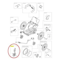 Roue Rotative Thule Carrito Sport Cross Lite 8'