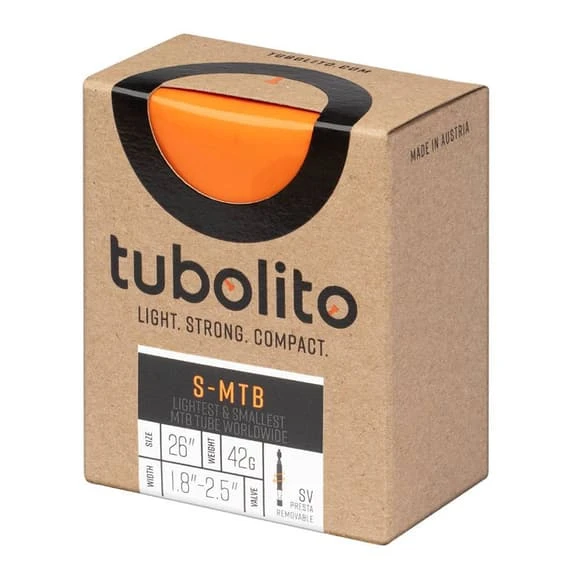 Chambre à Air Tubolito S-Tubo VTT 26' 1.8'x 2.5' Orange 1 Chambre à Air Tubolito S-Tubo VTT 26' 1.8'x 2.5' Orange