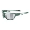 Lunettes Uvex Sportstyle 806 Variomatic Vert Mat Avec Verres Photochromiques