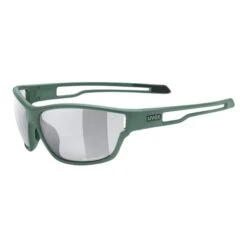 Lunettes Uvex Sportstyle 806 Variomatic Vert Mat Avec Verres Photochromiques