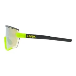 Lunettes Uvex Sportstyle 236 Set Noir Mat Jaune Lime Avec Verres à Effet Miroir Jaune -Vélo Rabais Boutique uv s5330042616 005