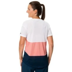 Maillot Vaude Moab VI Manche Courte Blanc Rose Bleu Marine Femme -Vélo Rabais Boutique vu 42339 001 004