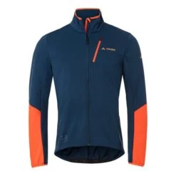Veste Vaude Matera Softshell Bleu Marine Foncé Rouge