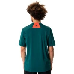 Maillot Vaude Qimsa Logo Manche Courte Vert Eau Orange -Vélo Rabais Boutique vu 43230 371 004