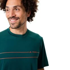 Maillot Vaude Qimsa Logo Manche Courte Vert Eau Orange -Vélo Rabais Boutique vu 43230 371 005