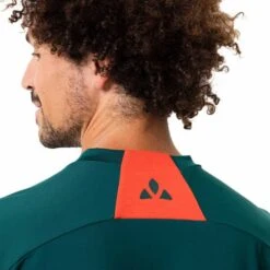 Maillot Vaude Qimsa Logo Manche Courte Vert Eau Orange -Vélo Rabais Boutique vu 43230 371 006