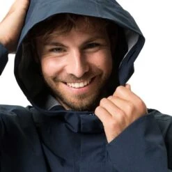 Veste Fine Imperméable Vaude Yaras II Bleu Marine Foncé -Vélo Rabais Boutique vu 43245 179 006